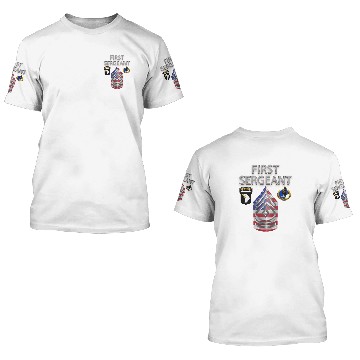 Discover 101st Airborne Division First Sergeant 3D T Shirts