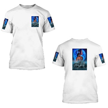 Discover girl and wolves 3D T Shirts