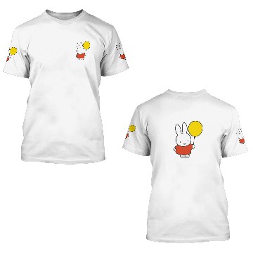 Discover Miffy with a balloon 3D T Shirts