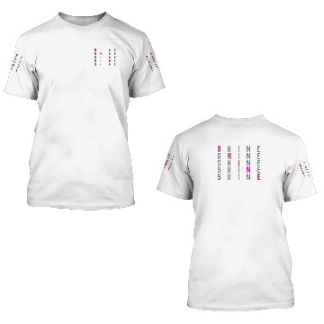 Discover Modern Inspiration Repeat Pattern Neon Pink Shine Sweat 3D T Shirts