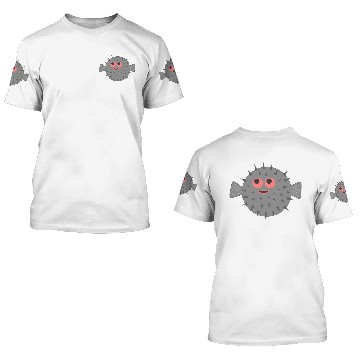 Discover Pinball the Puffer Infant 3D T Shirts