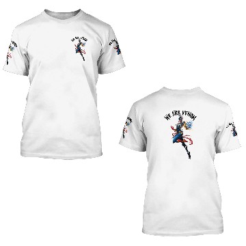 Discover Venomized Captain Marvel 3D T Shirts