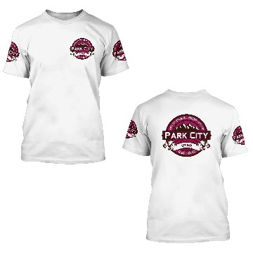Discover Park City Raspberry 3D T Shirts