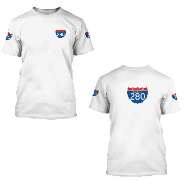 Discover Interstate Sign 280 - New Jersey 3D T Shirts