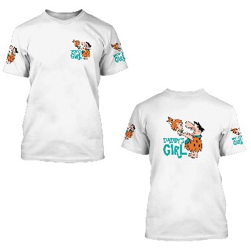 Discover The Flintstones | Fred & Pebbles - Daddy's 3D T Shirts
