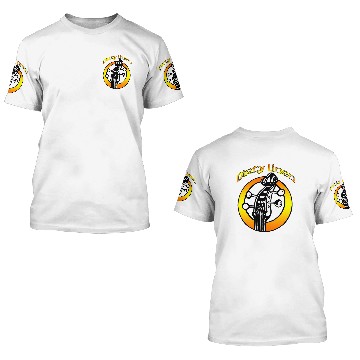 Discover Men's Dirty Linen logo orange & yellow 3D T Shirts