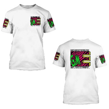 Discover EGM Pink Tiger Stripe Logo 3D T Shirts