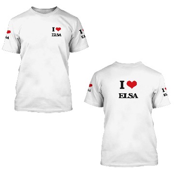 Discover I Love Elsa 3D T Shirts