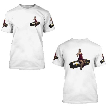 Discover Veronica Coffin Vampire Pinup 3D T Shirts