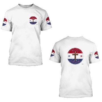 Discover 2020 For God and Country Cross 3D T Shirts