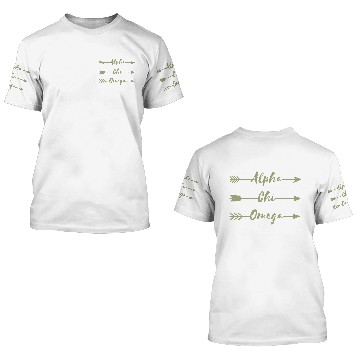 Discover Alpha Chi Omega | Arrows 3D T Shirts