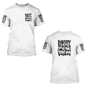 Discover Bunny Wishes Jelly Bean Kisses 3D T Shirts