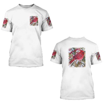 Discover RED CARDINAL 3D T Shirts