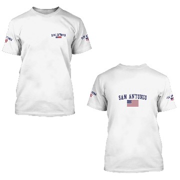 Discover San Antonio US Flag 3D T Shirts