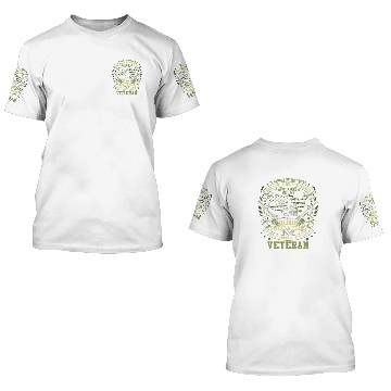 Discover Army Veteran Blood Sweat Tears 3D T Shirts