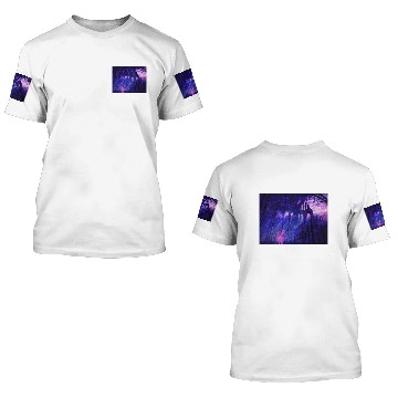 Discover Wolf Fantasy Scene 3D T Shirts