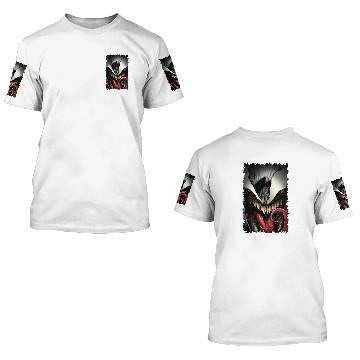 Discover Spider-Man | Venom Close-Up 3D T Shirts