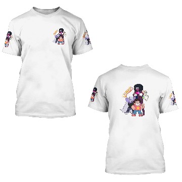 Discover Steven Universe | Crystal Gem Group Pose 3D T Shirts