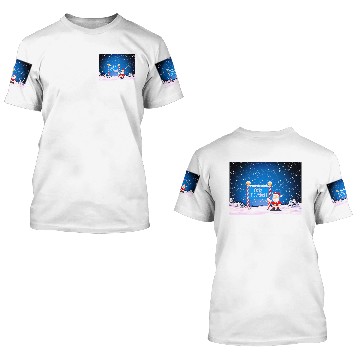 Discover Feliz Navidad Santa 3D T Shirts