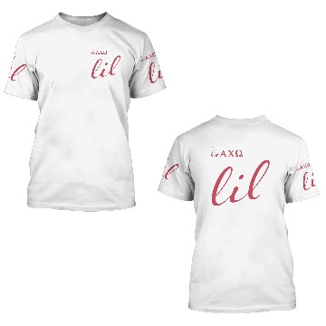Discover Alpha Chi Omega | Lil Script 3D T Shirts