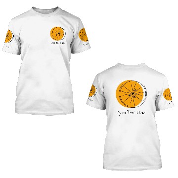 Discover Citrus Orange 'Your Text' 3D T Shirts
