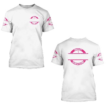 Discover Awareness Breast Cancer Survivor Since 2014 Plus Size 3D T Shirts