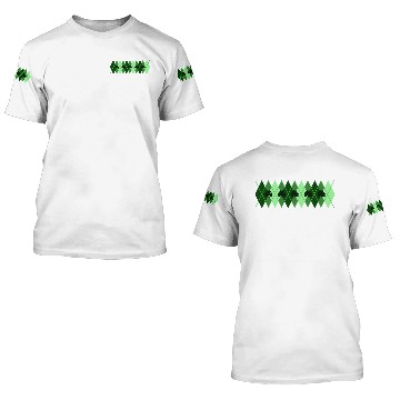 Discover Argyle Shamrocks 3D T Shirts