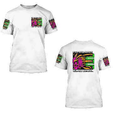 Discover EGM Orange Tiger Stripe Logo 3D T Shirts