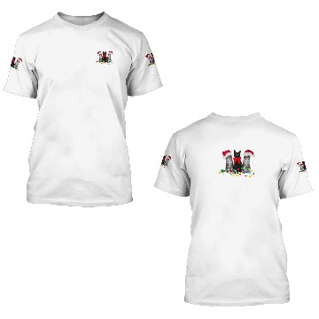 Discover Three Kittens With Hats Tangled Christmas Lights C 3D T Shirts