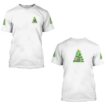 Discover Christmas Crayon Preschool Teacher Tree-Best Funny 3D T Shirts