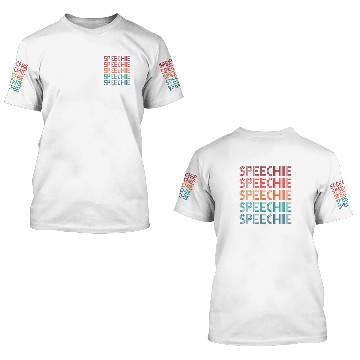 Discover Speechie Retro Speech Pathology Pathologist SLP Polo 3D T Shirts