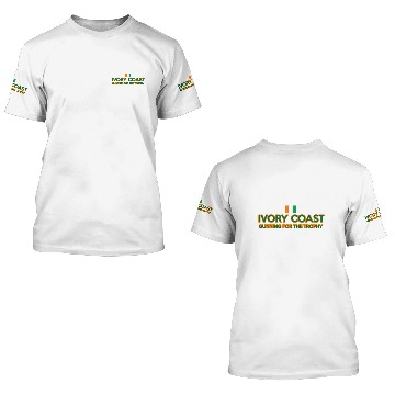 Discover Ivory Coast design 3D T Shirts
