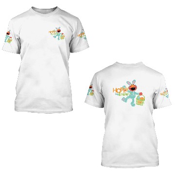 Discover Sesame Street - Elmo | Hoppy Easter 3D T Shirts