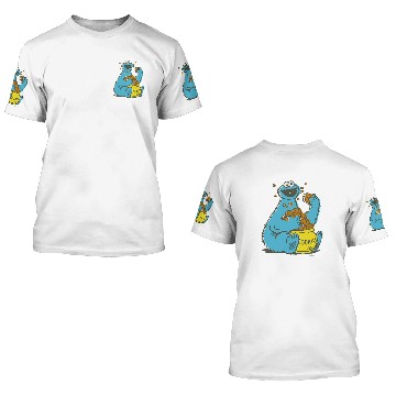 Discover Cookie Monster Vintage 3D T Shirts