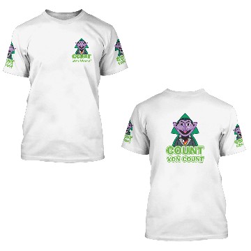 Discover Count von Count Classic Style 3D T Shirts
