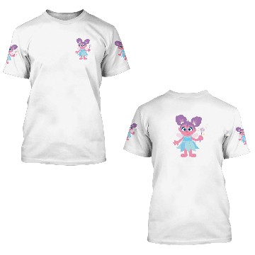 Discover Sesame Street | Personalized Abby Cadabby 3D T Shirts