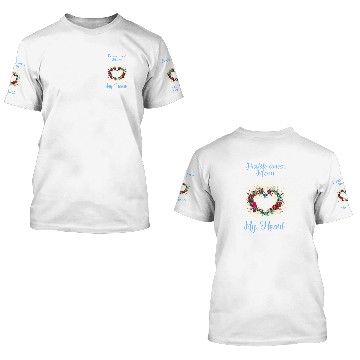 Discover prostate cancer mom full heart 3D T Shirts