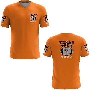 Discover Texas Tech University  Football Ball 3D T Shirts