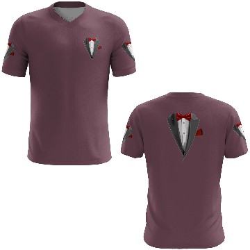 Discover Tuxedo Tie Designs Tux red 3D T Shirts