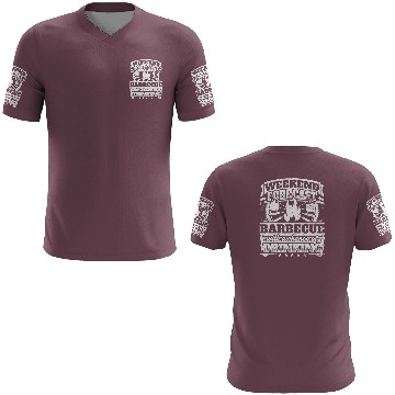 Discover Weekend Forecast Barbecue Drinking 3D T Shirts