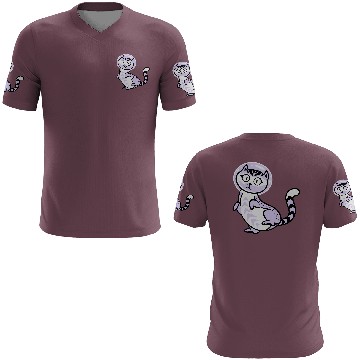 Discover Space cat 3D T Shirts