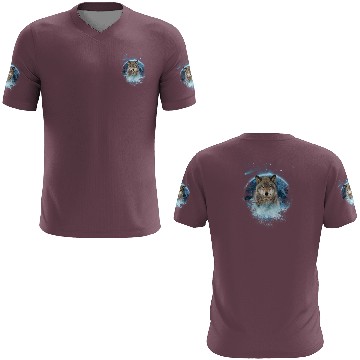 Discover Grey Wolf Bl Moon Full Scape 3D T Shirts