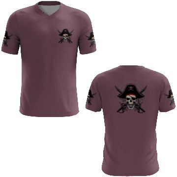 Discover Ahoy Buccaneers Avast Ye motif of Pirate Skull 3D T Shirts