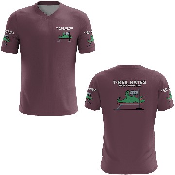 Discover T-Rex, Dinosaurs, workout, t rex, gym, training 3D T Shirts