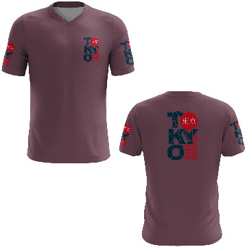Discover Tokyo japan 3D T Shirts stamp lettering.