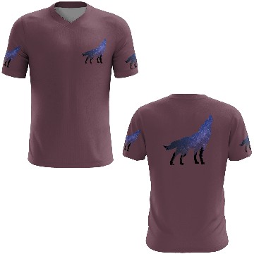Discover Wolf wolves galaxy howl 3D T Shirts