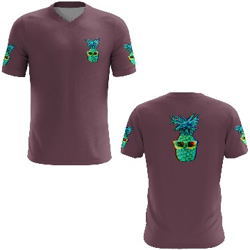 Discover EDM Pineapple EDM Trippy Neon Rave 3D T Shirts