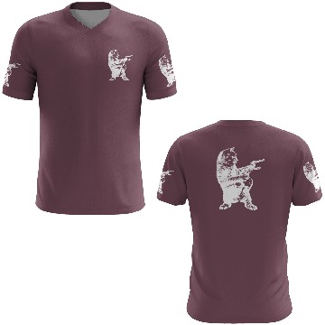Discover Gunslinger Kitty Cat gun cat 3D T Shirts
