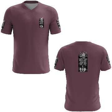 Discover Gothic flower and bones 3D T Shirts