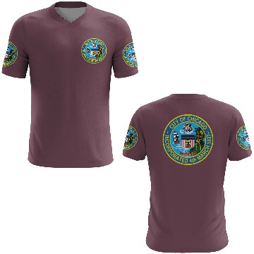 Discover Seal of Chicago, Illinois 3D T Shirts